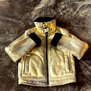Gold Bomber Jacket
